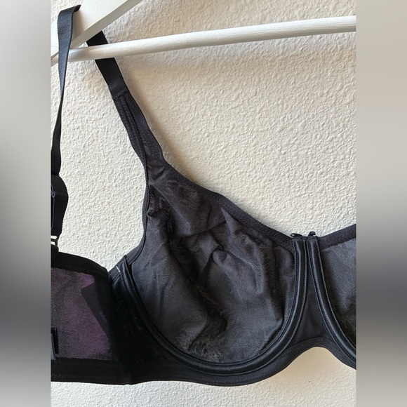 NWT Dominique Lila Everyday Lace Minimizer Bra 7001 in Black (Size: 34D) - Picture 9 of 14